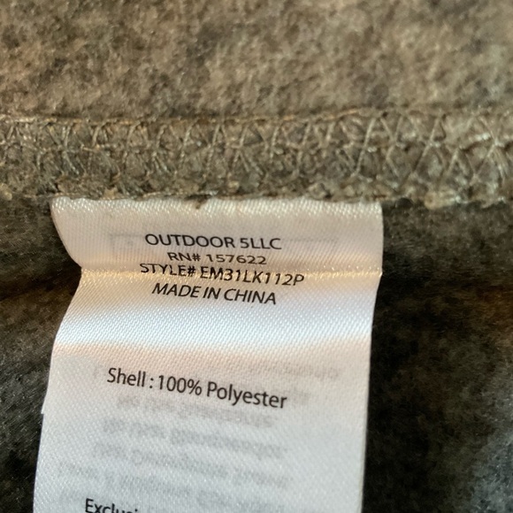 Eddie Bauer Mens 1/4 Zip Pullover Sweater Charcoal Gray XL Outdoor Hiking - Picture 8 of 8